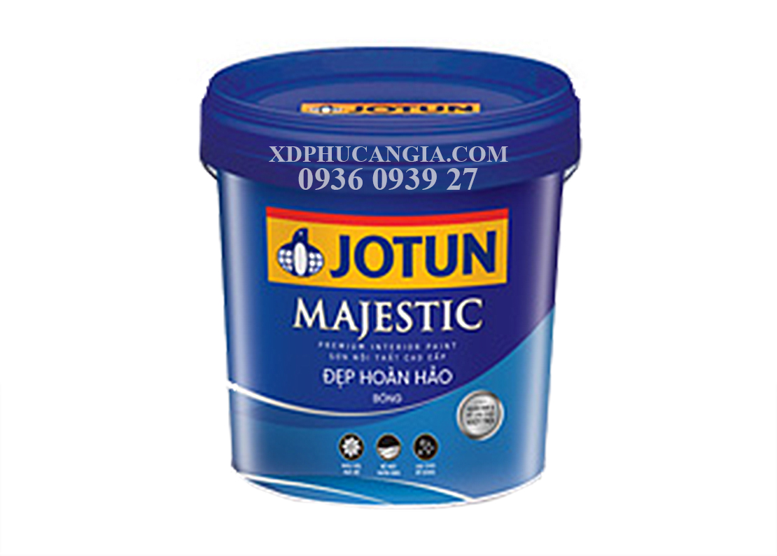 SƠN NƯỚC NỘI THẤT - JOTUN MAJESTIC ĐẸP HOÀN HẢO( BÓNG) 15L/THÙNG