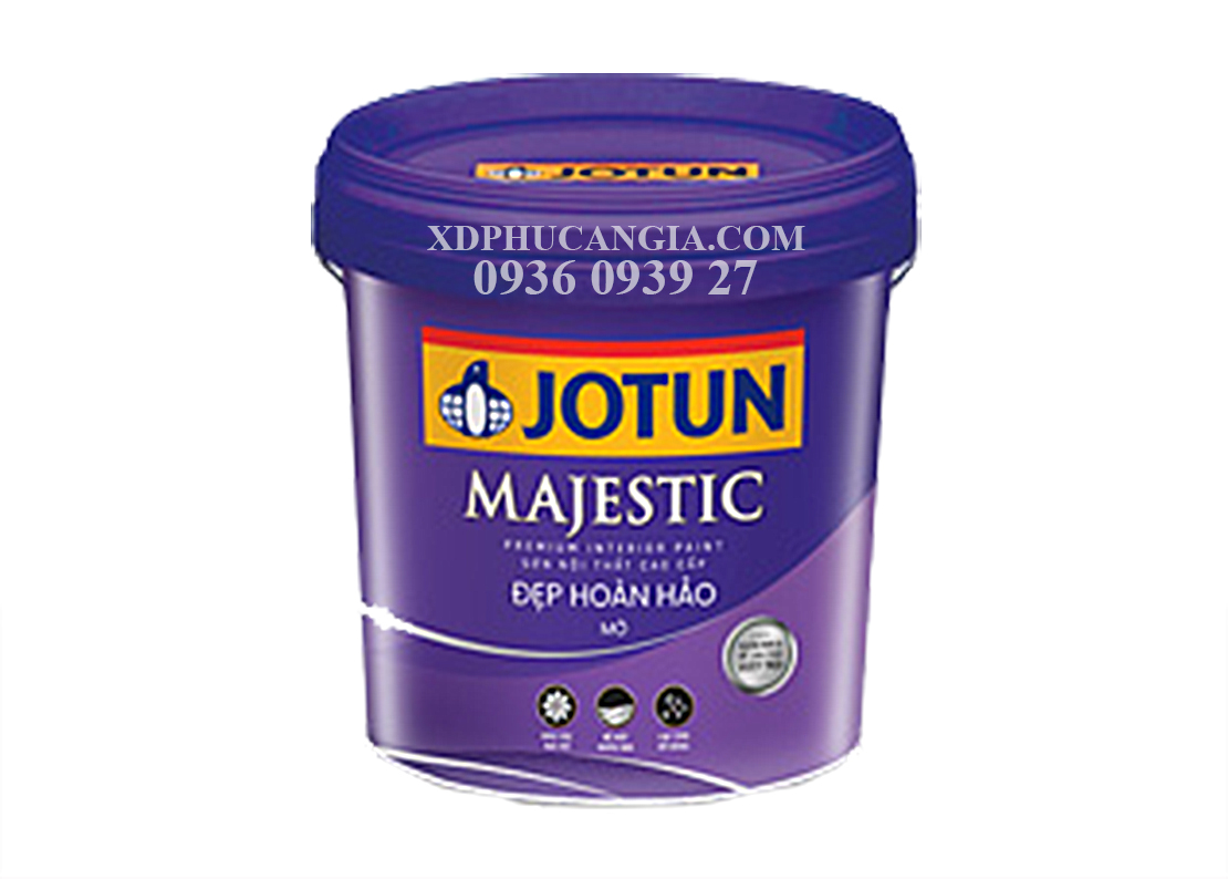 SƠN NƯỚC NỘI THẤT - JOTUN MAJESTIC ĐẸP HOÀN HẢO( MỜ) 15L/THÙNG